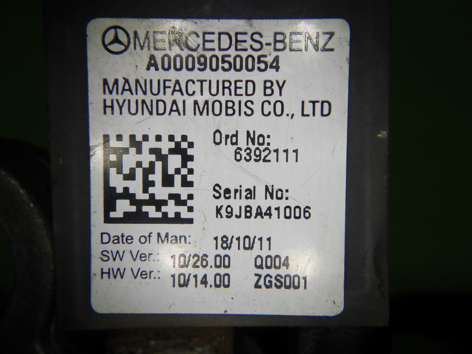 Batteriekabel minus masse MERCEDES-BENZ C-KLASSE Coupe (C204) C 250 (204.347) A0009050054 - 395113