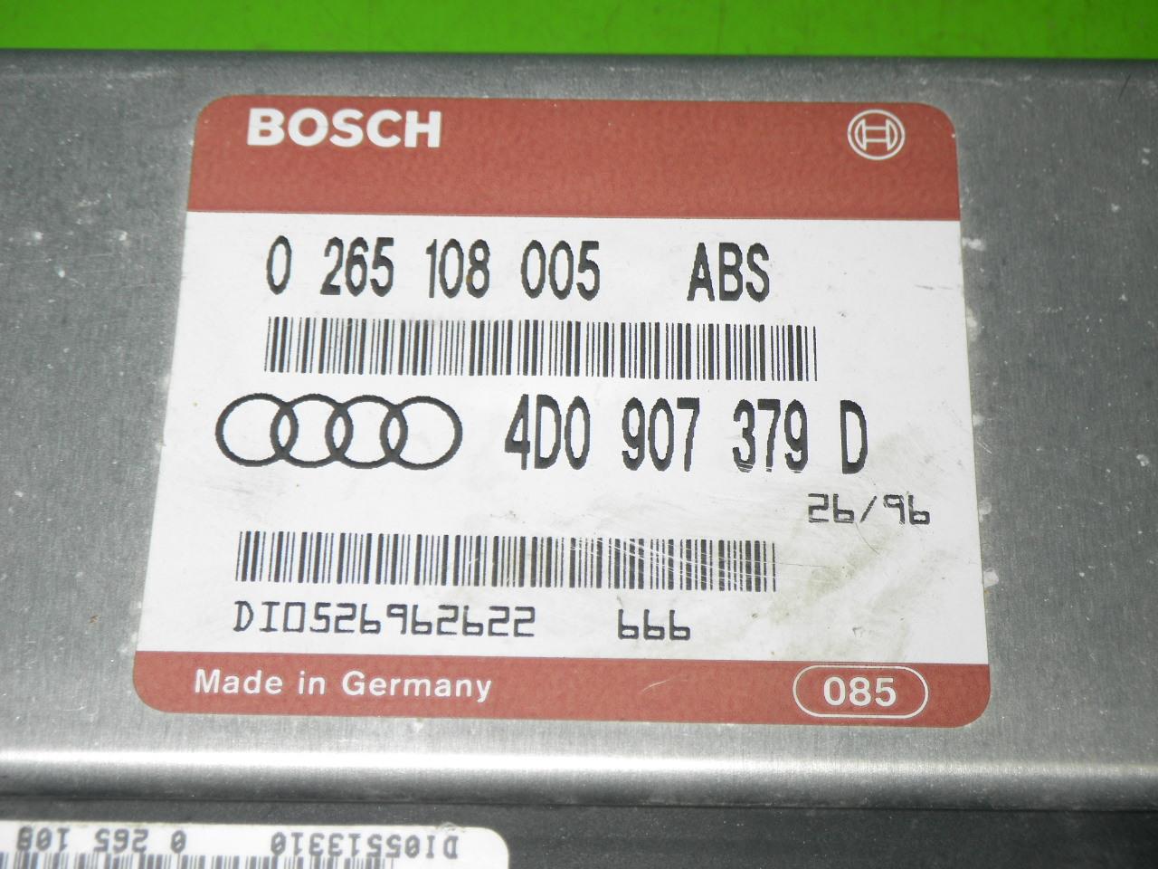 ABS Steuergerät AUDI      (NSU) A4 (8D2, B5) 2.8 0265108005 - 47023