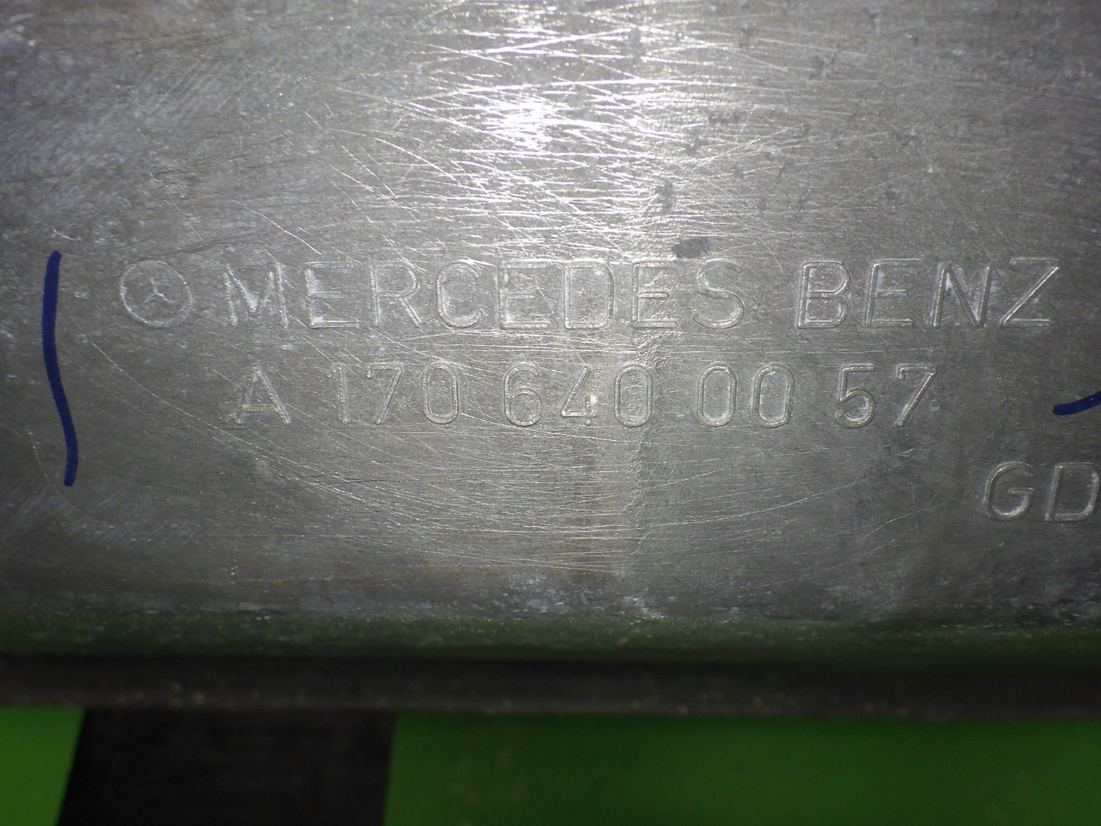 Abschlussblech hinten unten MERCEDES-BENZ SLK (R170) 200 (170.435) A1706400057 - 402109
