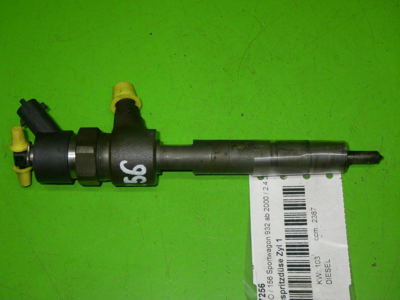 Einspritzdüse Zyl 1 Injektor ALFA ROMEO 156 Sportwagon (932) 2.4 JTD (932B1B__) - 0445110119 - 277800