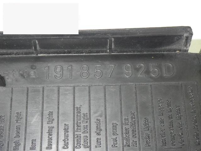 Ablage unten links VW GOLF II (19E, 1G1) 1.6 191857925D - 180128