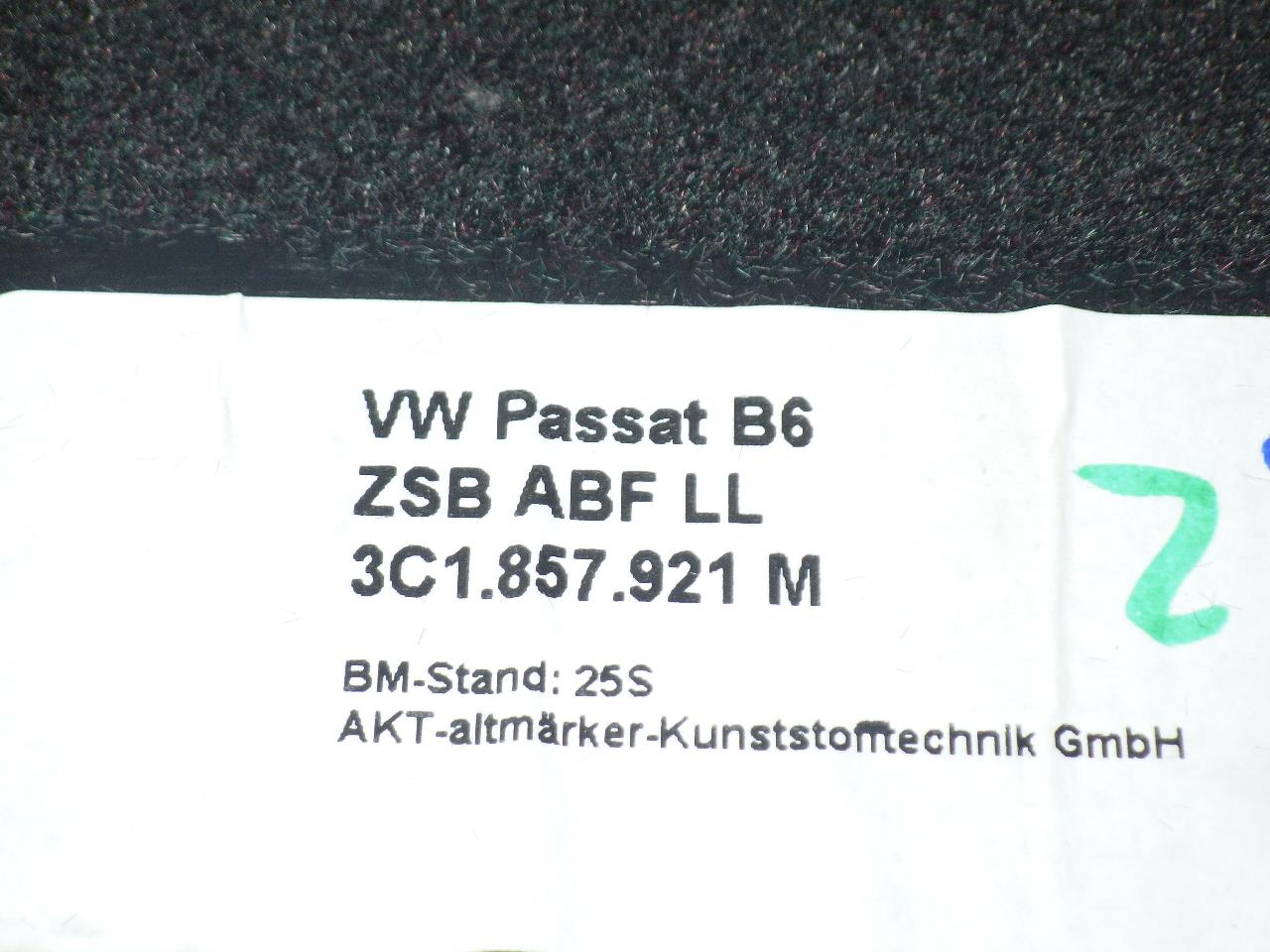 Ablage unten links VW PASSAT Variant (365) 2.0 TDI 3C1857921M - 342229
