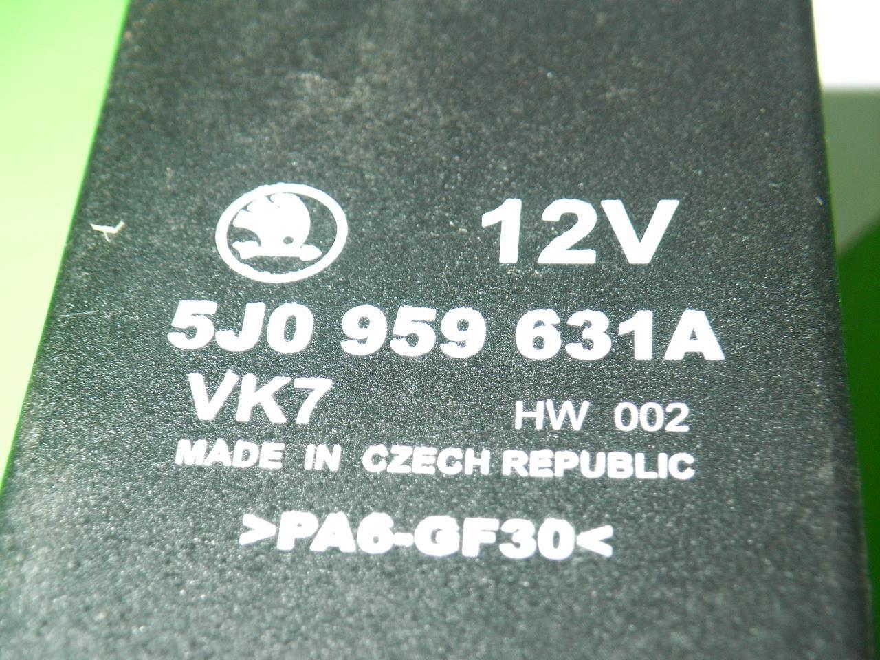 Relais Airbag SKODA FABIA Combi 1.4 5J0959631A - 213334