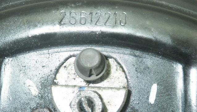Bremstrommel hinten links FORD FUSION (JU_) 1.4 2S612210 - 186324