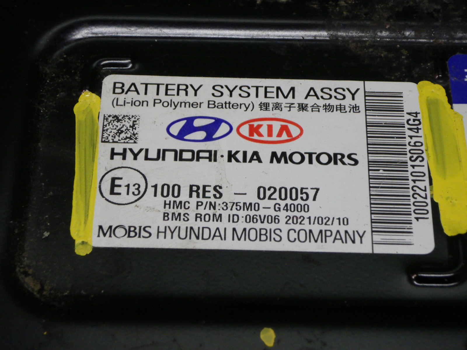 Hochvoltbatterie HYUNDAI i30 Fastback (PDE/PDEN) 1.5 T-GDI Hybrid 48V 100RES020057 - 392566