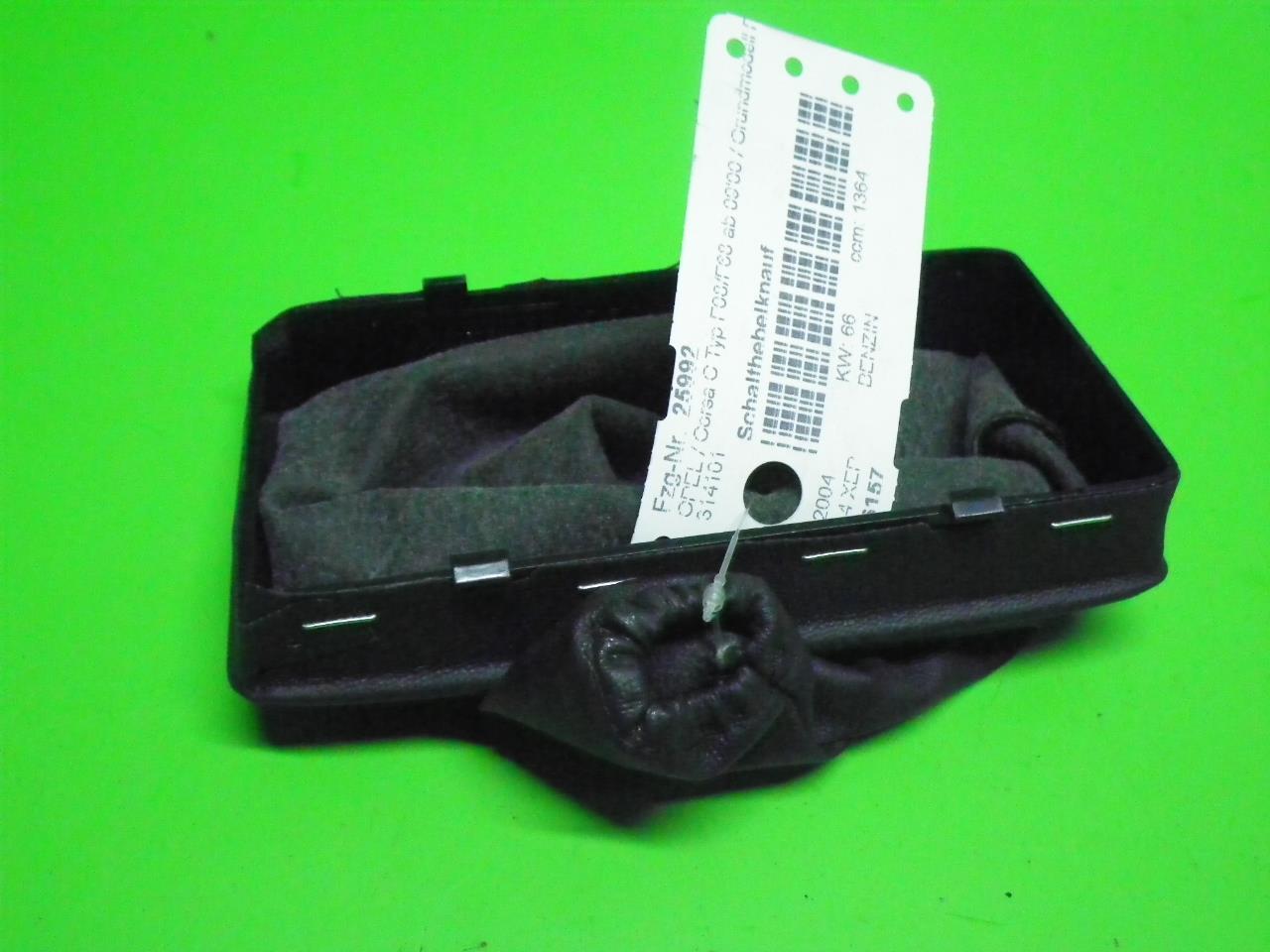 Abdeckung Handbremshebel OPEL CORSA C (X01) 1.4 Twinport (F08, F68) 9127186 - 206157
